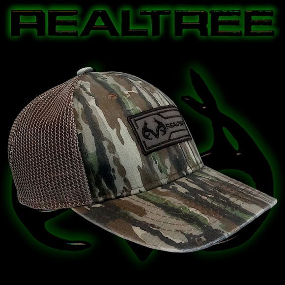 New Outdoor Cap® | REALTREE Unisex Trucker Hat | Camouflage Adjustable Snap-back - Picture 3 of 14
